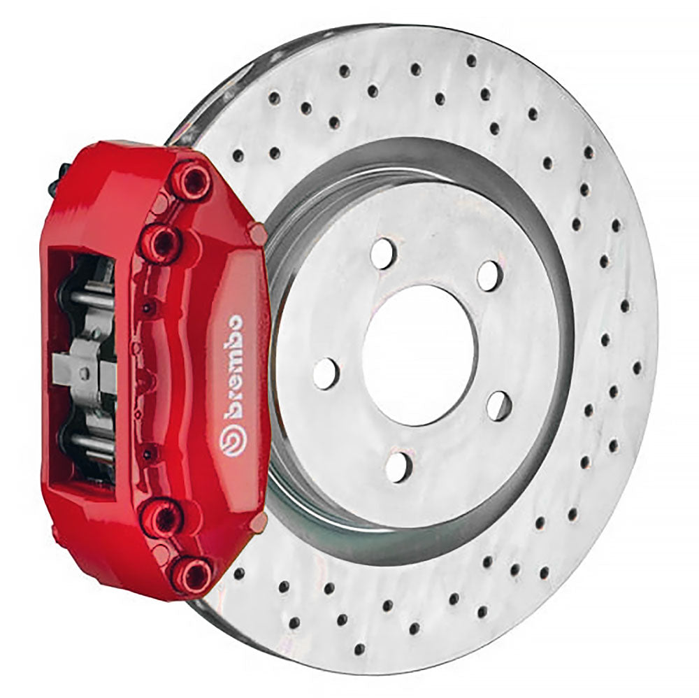 Brembo Brakes 320x28 Front Rotors & Four Piston Calipers