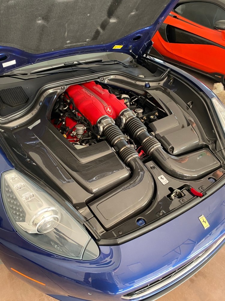 C3 Carbon Ferrari California Carbon Fiber Engine Bay - Competition Motorsport