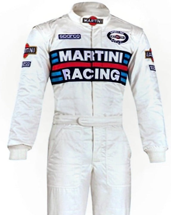 Sparco Martini Racing Replica Suit Closeup Image