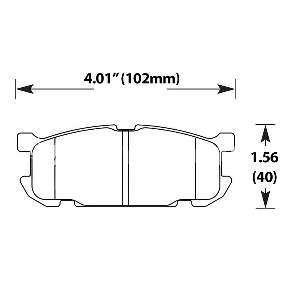 Carbotech CT891 1.8L Miata Sport Rear 2001-2005