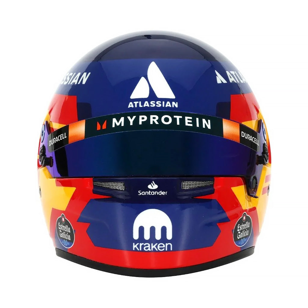 bell f1 helmet 2019 Bell 1:2 Scale F1 Mini Helmet Carlos Sainz | Williams