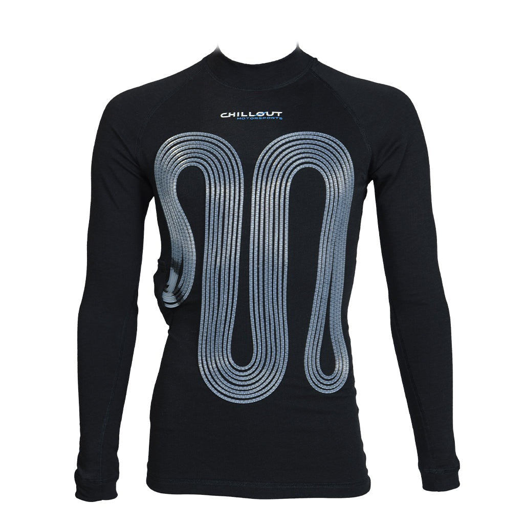 Chillout Systems Pro Touring Cooling Shirt Black Front View