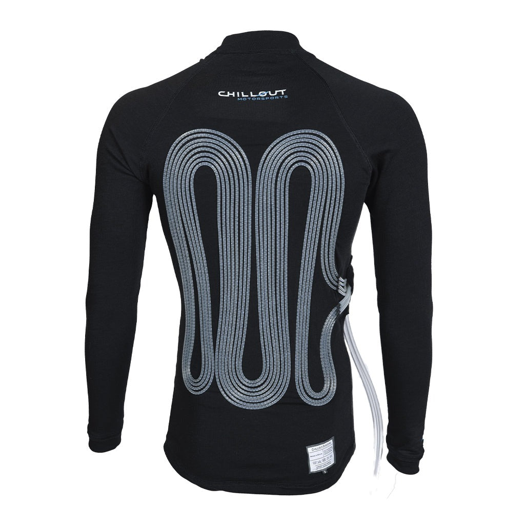 Chillout Systems Pro Touring Cooling Shirt Black Rear with Tubing