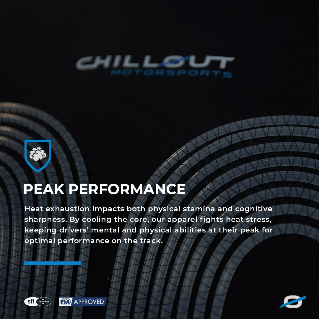 Chillout Pro Touring Cooling Shirt Enhancing Peak Driver Performance on Track
