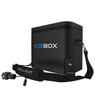 Thumbnail for Chillout Systems IceBox Cooler System 17L top opening view showing internal temperature control manifold.