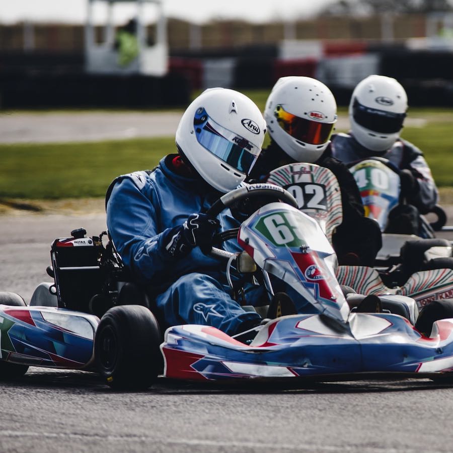 Adult Blue XS-XL Go Kart Driver Racing Karting Driving Gloves