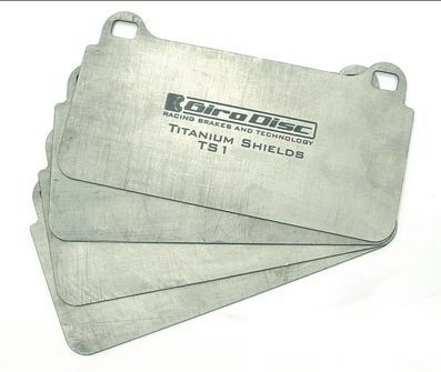 Girodisc Titanium Brake Pad Shields for Corvette C7 Z07 -