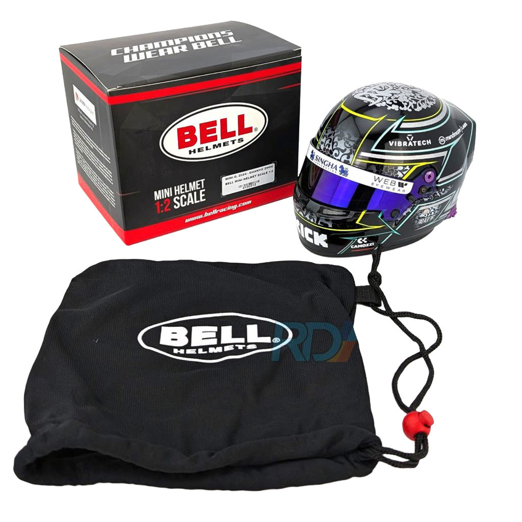 Bell HP77 Guanyu Zhou 1:2 Scale F1 Mini Helmet | Kick Sauber 2024 F1 Season