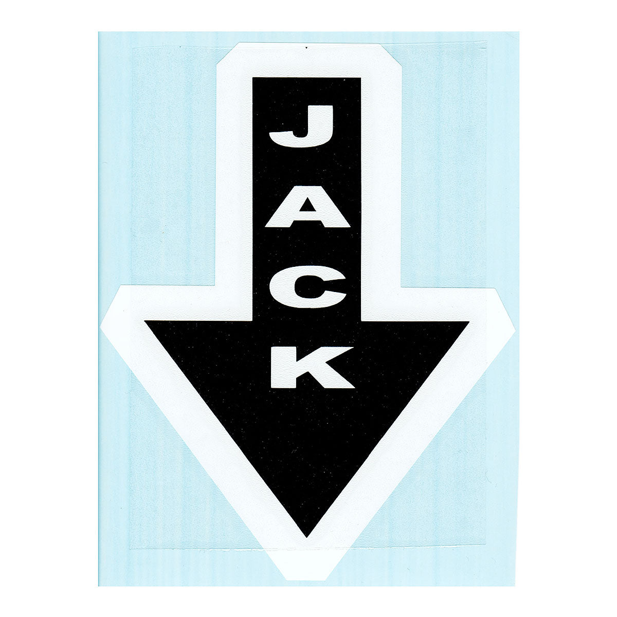 Jack Decal (Black on White)