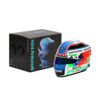 Thumbnail for Kimi Antonelli 2025 F1 Bell mini helmet 1:2 scale with retail display box image