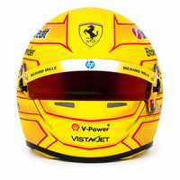 Thumbnail for Lewis Hamilton 2026 F1 Bell 1:2 scale mini helmet front view on white background