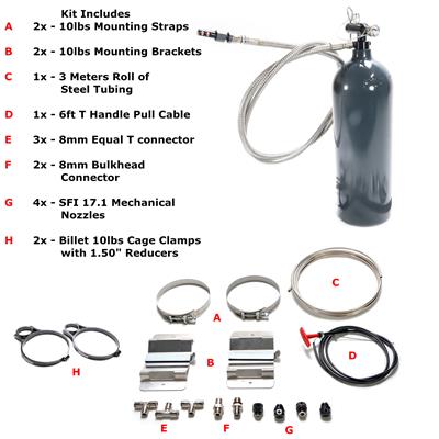 Lifeline Zero 360 SFI 10-lbs Zero FK Mech + Single-Auto Activation System