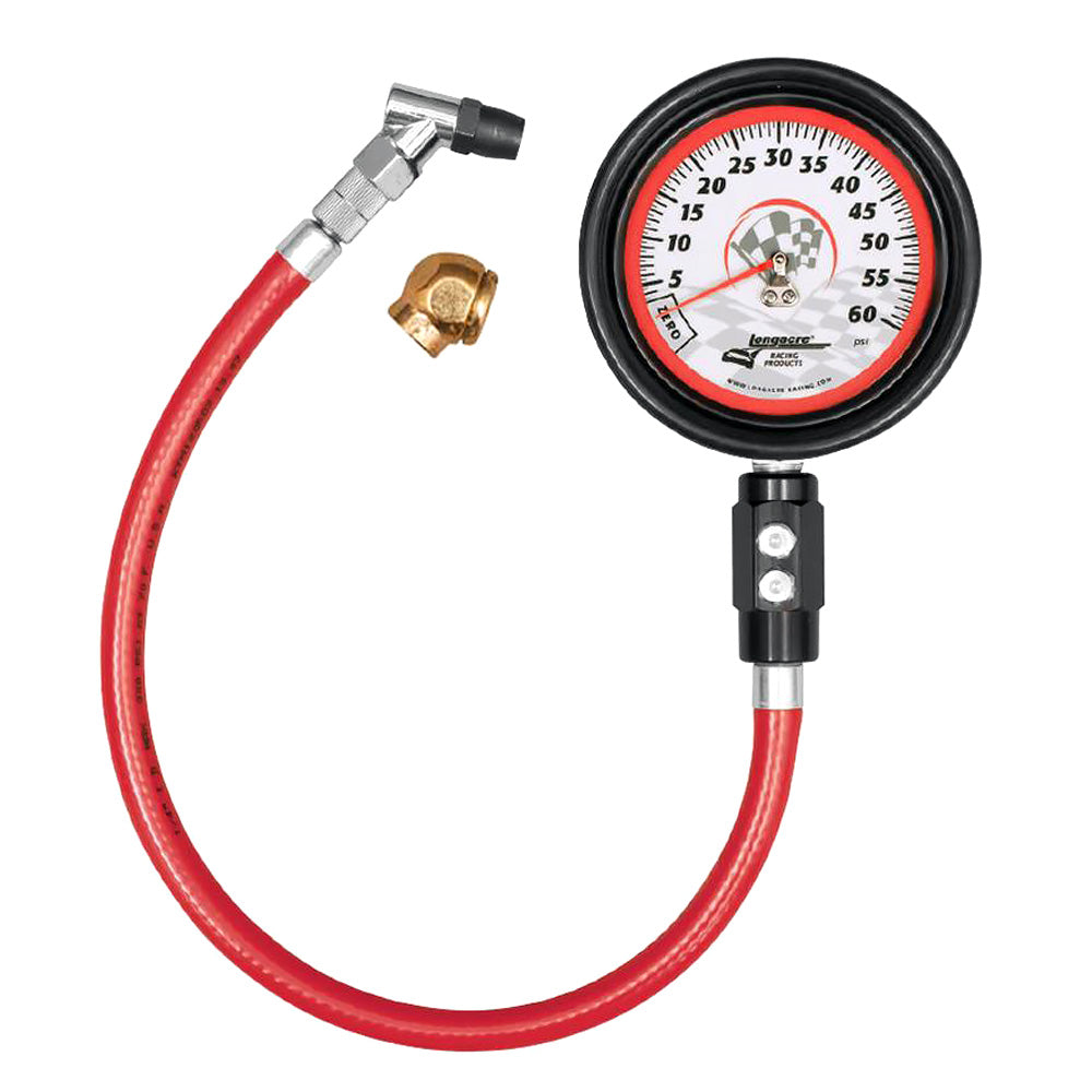 Longacre Magnum 3½" Tire Gauge (0-60 psi)