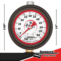 Thumbnail for longacre-52002-liquid-filled-tire-gauge-closeup-image