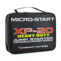 Thumbnail for Black carrying case for Micro-Start XP-20-HD jump starter on a white background