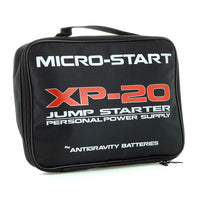 Thumbnail for Black jump starter case with 'Micro-Start XP-20' branding on a white background