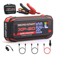 Thumbnail for Micro-Start XP-20 jump starter with cables on a white background