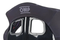Thumbnail for Rear view of OMP HTE-R ART seat showing fiberglass shell and headrest-image