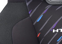 Thumbnail for Side bolster and perforated grip fabric detail on OMP HTE-R ART seat-image