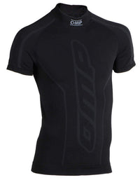 Thumbnail for OMP Karting Underwear Short Sleeve Shirt in Black - Technical fabric for moisture-wicking performance