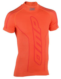 Thumbnail for OMP Karting Underwear Short Sleeve Shirt in Orange - High-performance base layer for kart racers