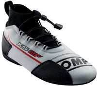 Thumbnail for omp-ks-2f-kart-racing-shoe-White/Black_Image