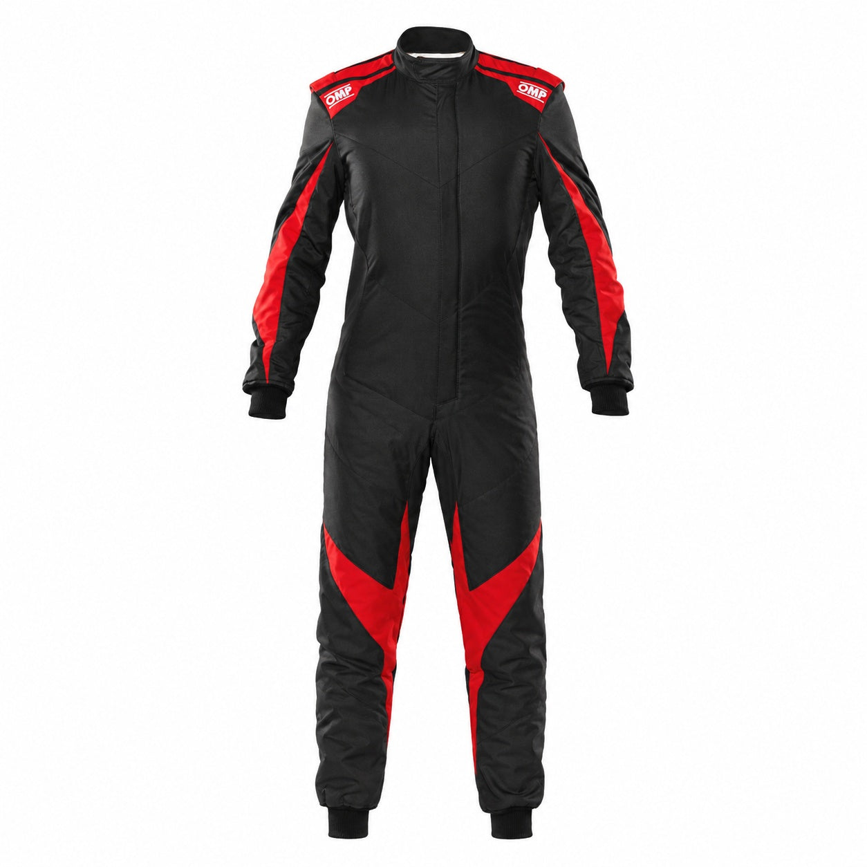 OMP One Evo X Driver Suit Black Red-imagae 