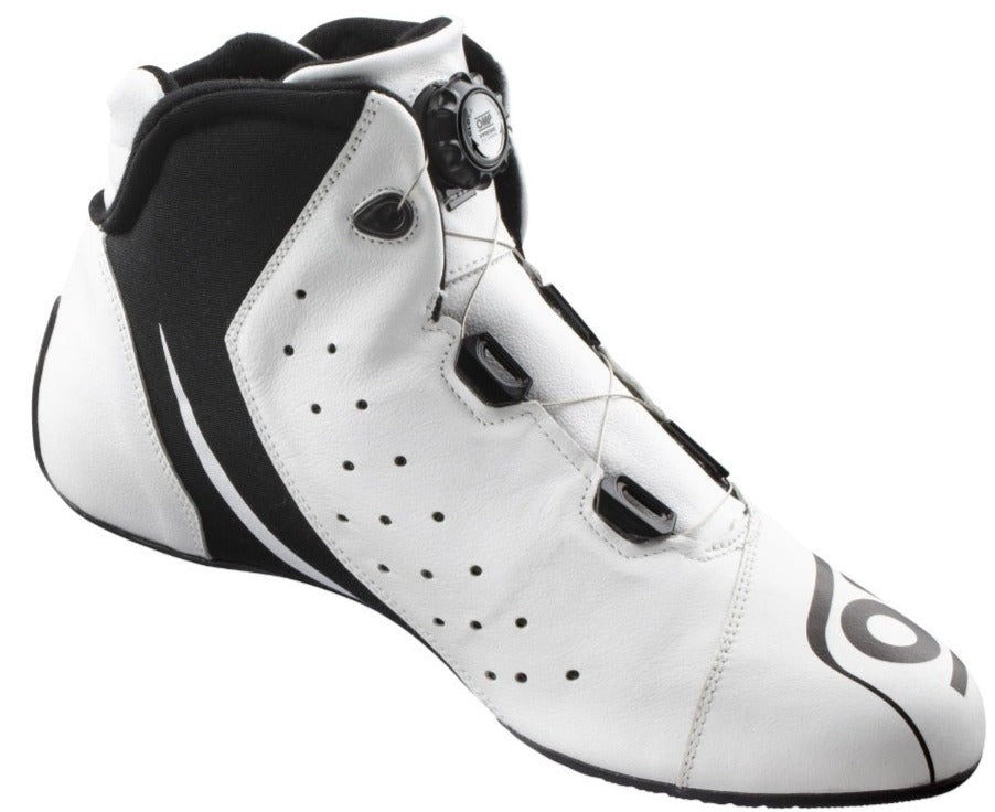 OMP ONE Evo X R Racing Shoes White/Black inside  Image