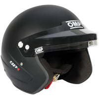 Thumbnail for omp gp1 open face helmet matte black angle image