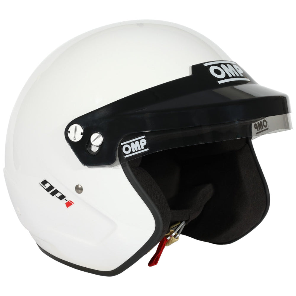 omp gp1 open face helmet white angle image