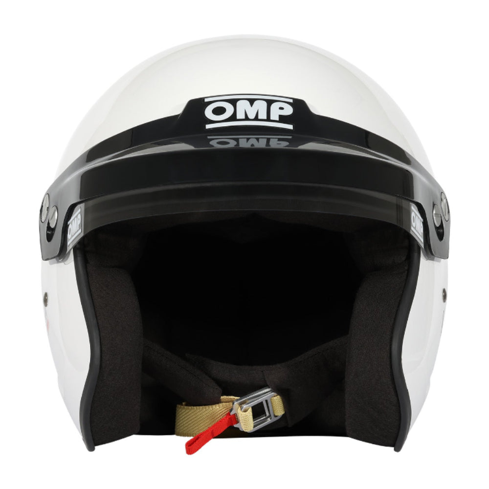 omp gp1 open face helmet white front image