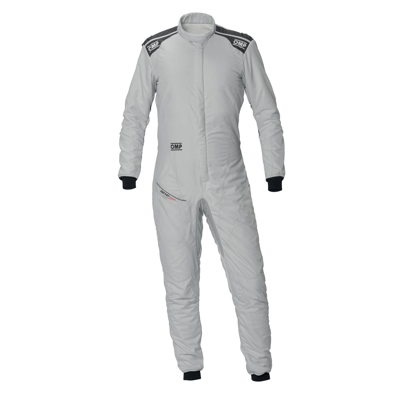 omp one evo air racing suit silver rear image
