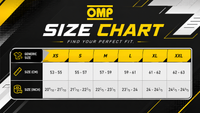 Thumbnail for omp sizing chart xs-xxl image