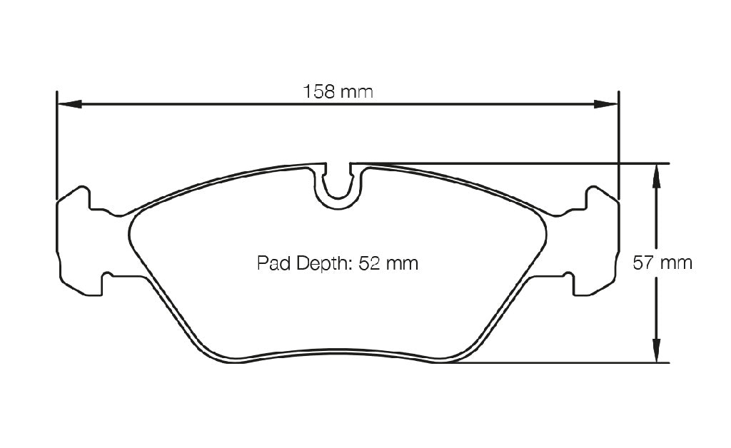 Pagid Racing Brake Pads No. 1144 (Front)