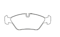 Thumbnail for Pagid 1144 brake pad Technical drawing with dimensions labeled