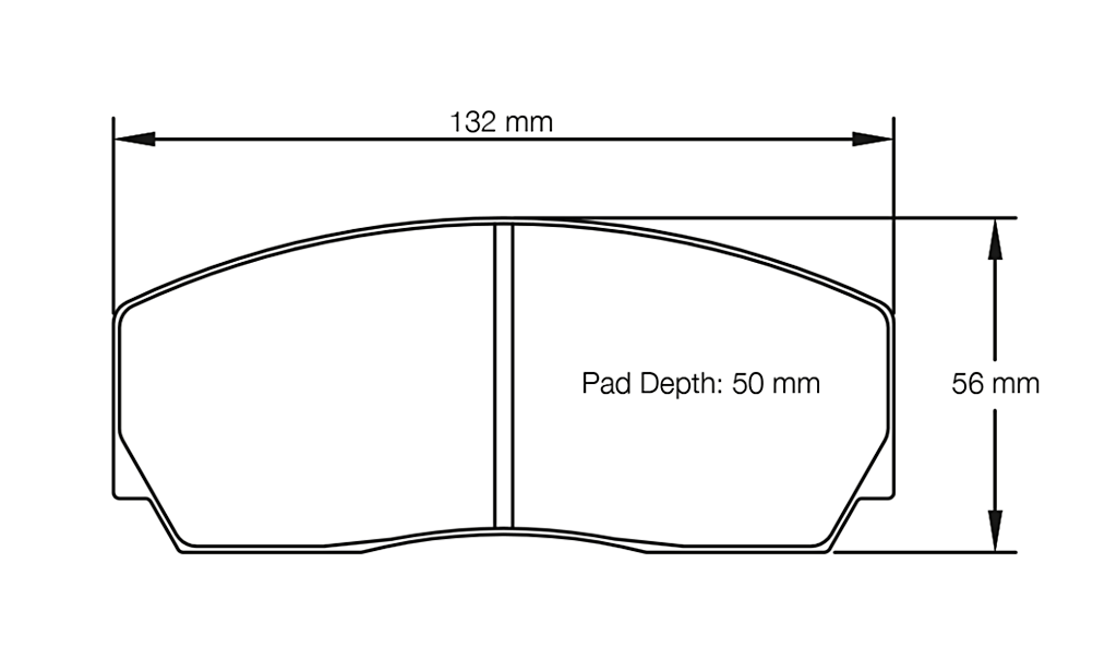 Pagid Racing Brake Pads No. 1270 (Rear)