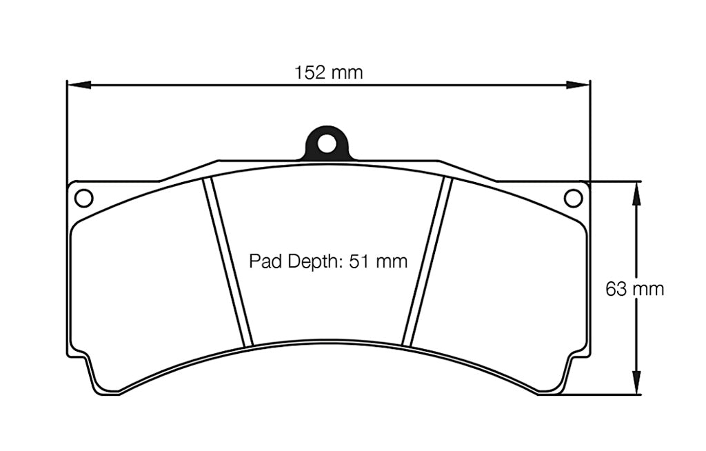 Pagid Racing Brake Pads No. 1538 (Front)