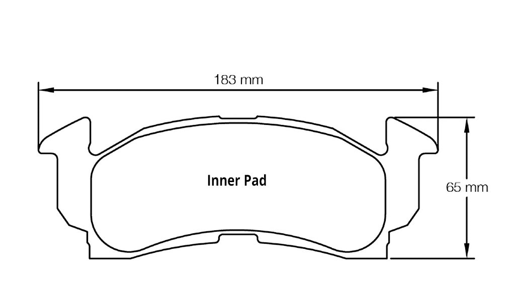 Pagid Racing Brake Pads No. 1594 (Front)