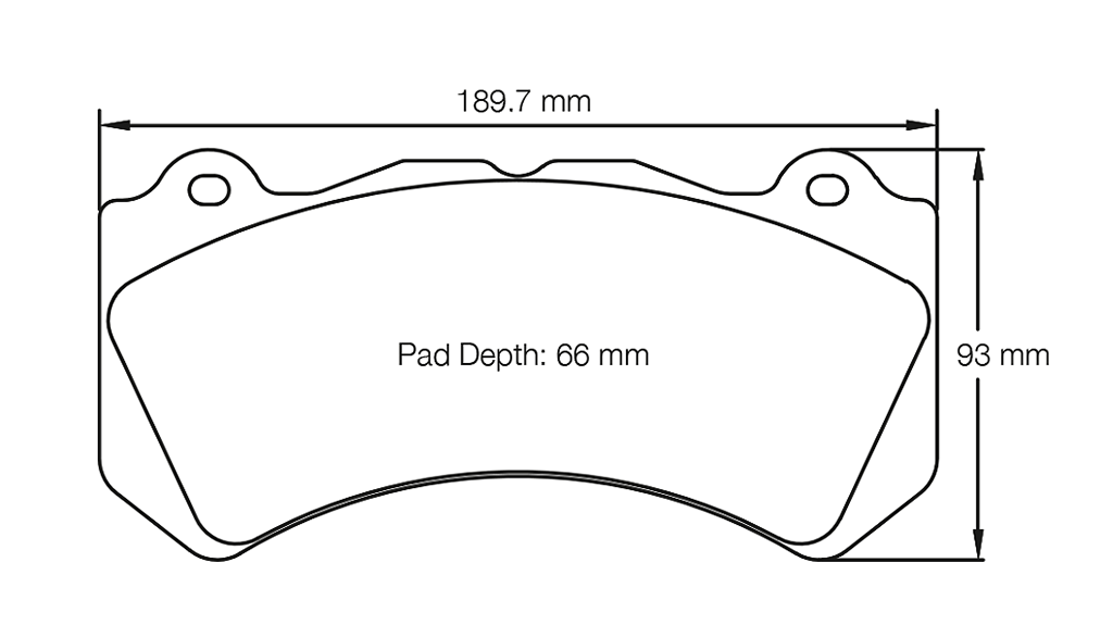 Pagid Racing Brake Pads 8081 (Front)