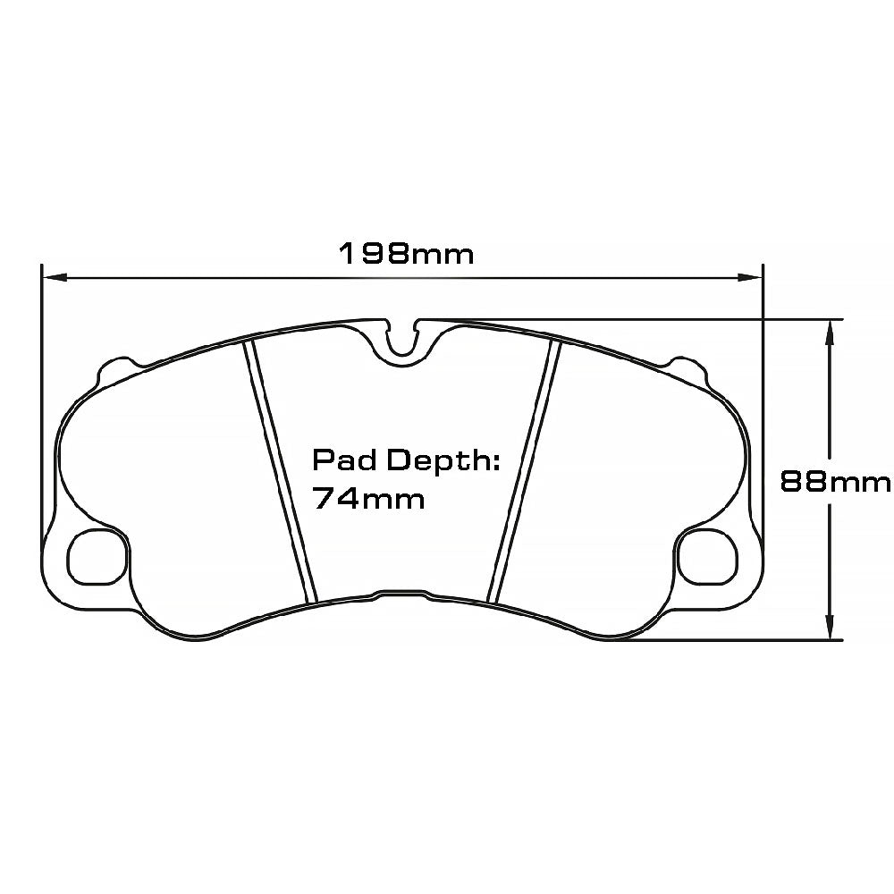 Pagid Racing Brake Pads No. 4927 - Discovery Parts