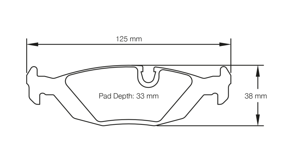 Pagid Racing Brake Pads No. 1141 - Discovery Parts