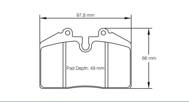 Pagid Racing Brake Pads No. 1203 - Discovery Parts