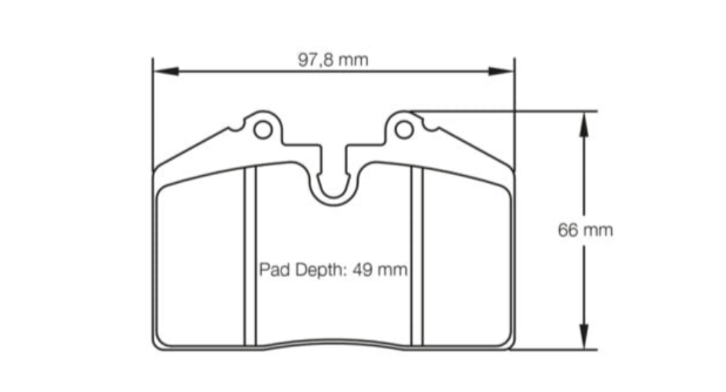 Pagid Racing Brake Pads No. 1203 - Discovery Parts