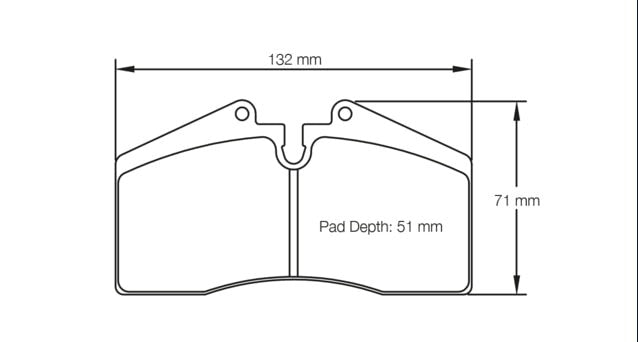 Pagid Racing Brake Pads No. 1204 - Discovery Parts