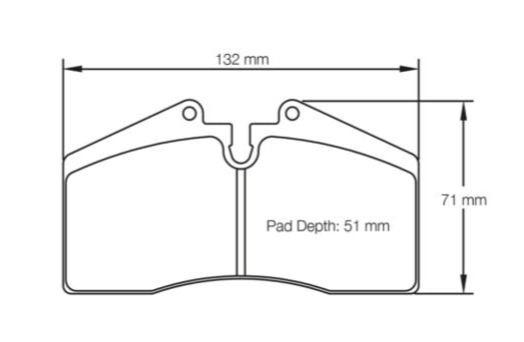 Pagid Racing Brake Pads No. 1204 - Discovery Parts