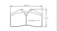 Thumbnail for Pagid Racing Brake Pads No. 1204 - Discovery Parts