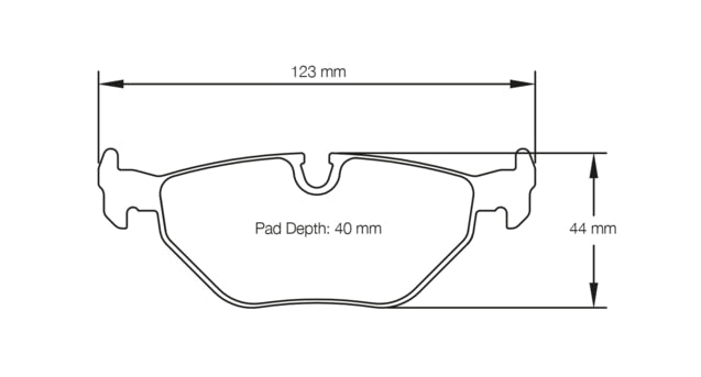 Pagid Racing Brake Pads No. 1285 - Discovery Parts