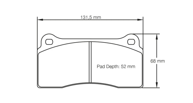 Pagid Racing Brake Pads No. 1287 - Discovery Parts