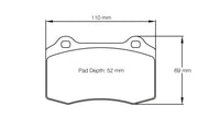 Thumbnail for Pagid Racing Brake Pads No. 1408 - Discovery Parts