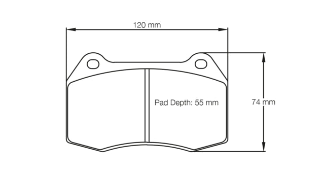 Pagid Racing Brake Pads No. 1427 - Discovery Parts
